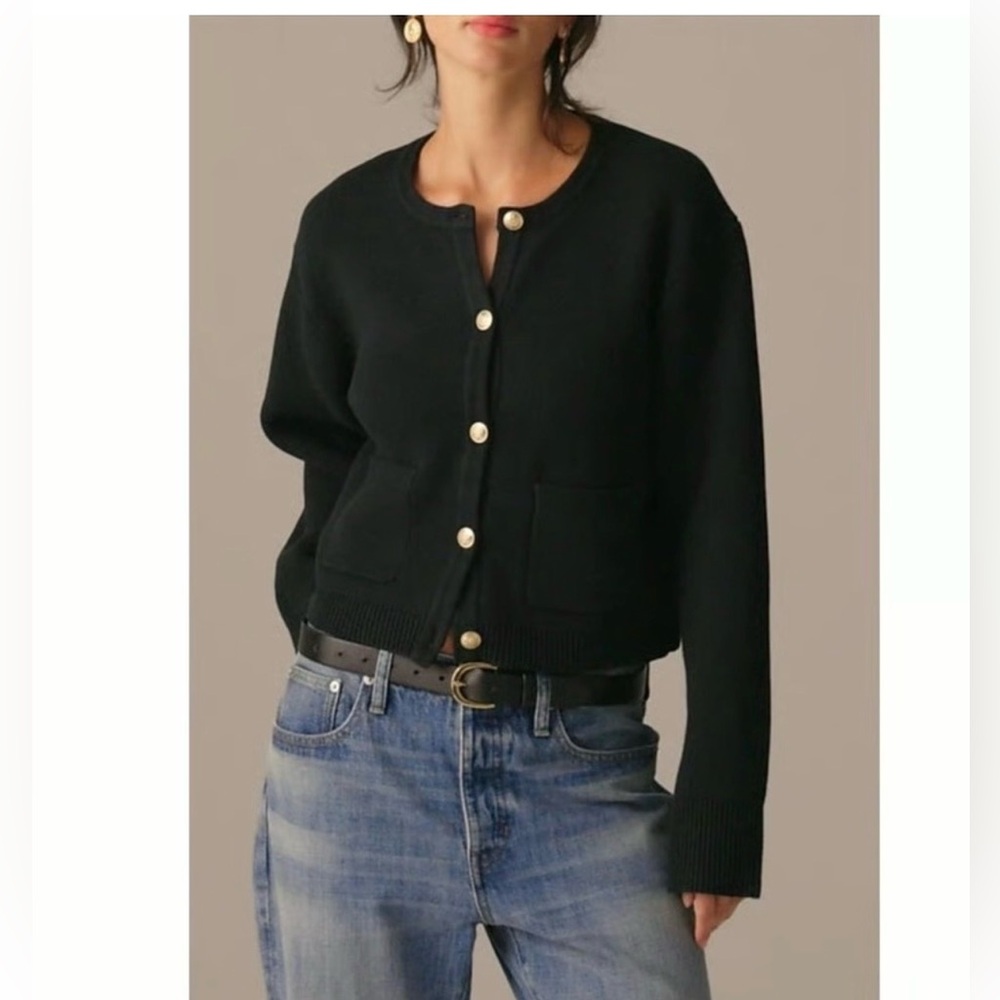 J. Crew Emilie Black Sweater